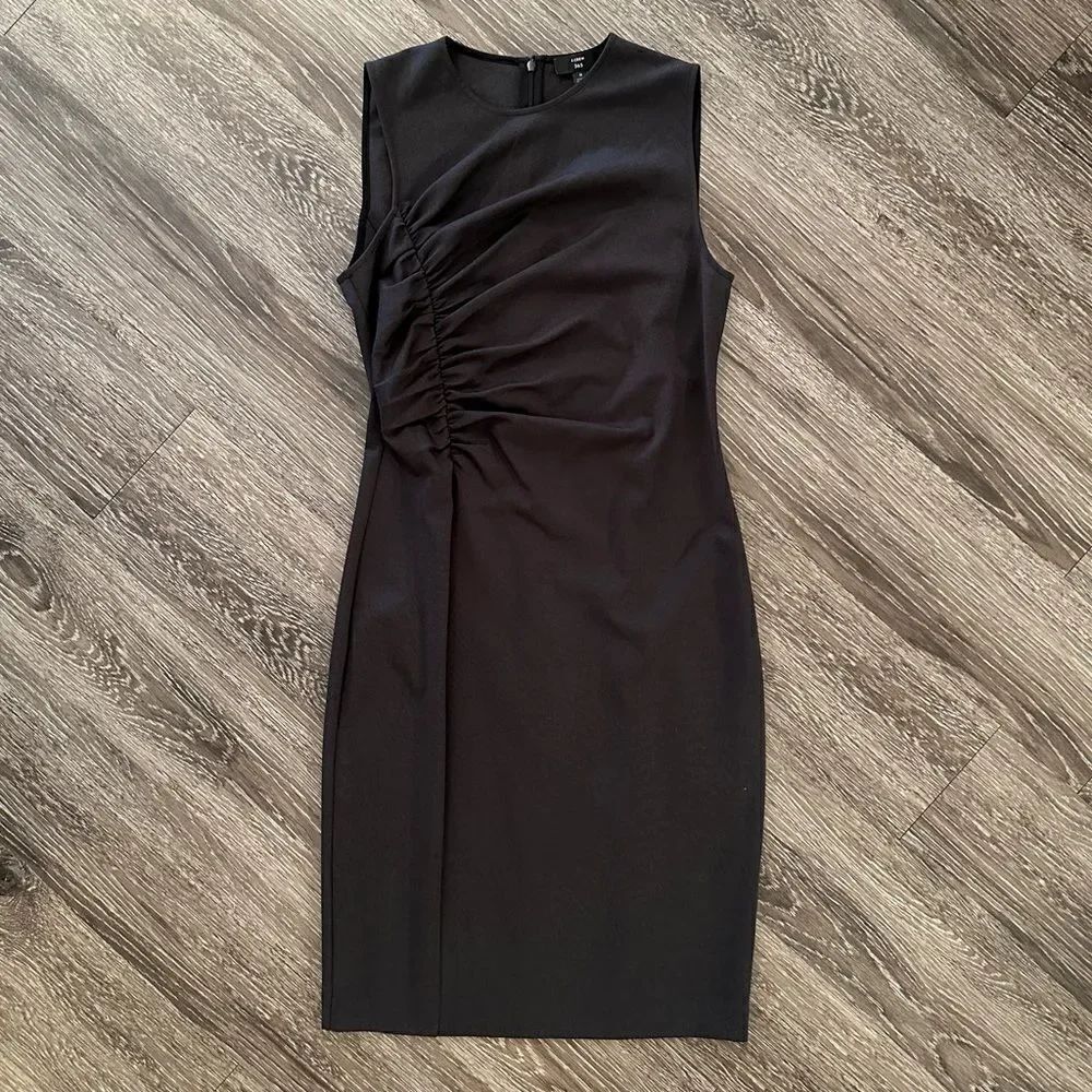 J crew 365 ruched ponte sheath dress